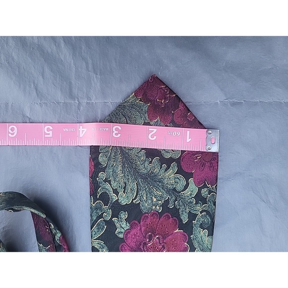 vintage tino cosina silk floral tie made in italy - Picture 3 of 7